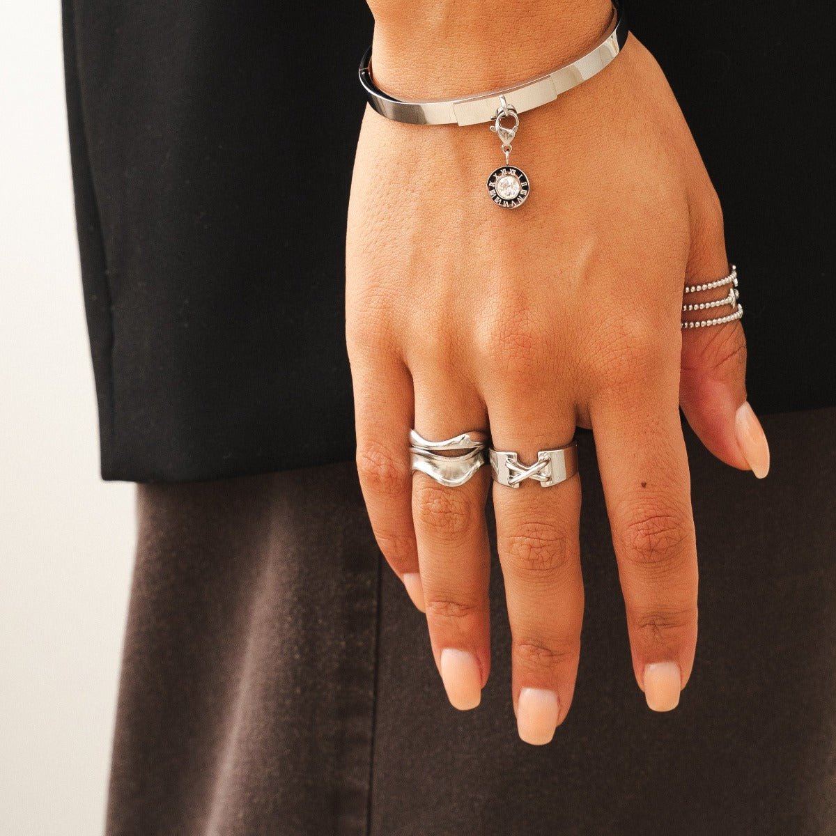 Anillo Corset de Plata